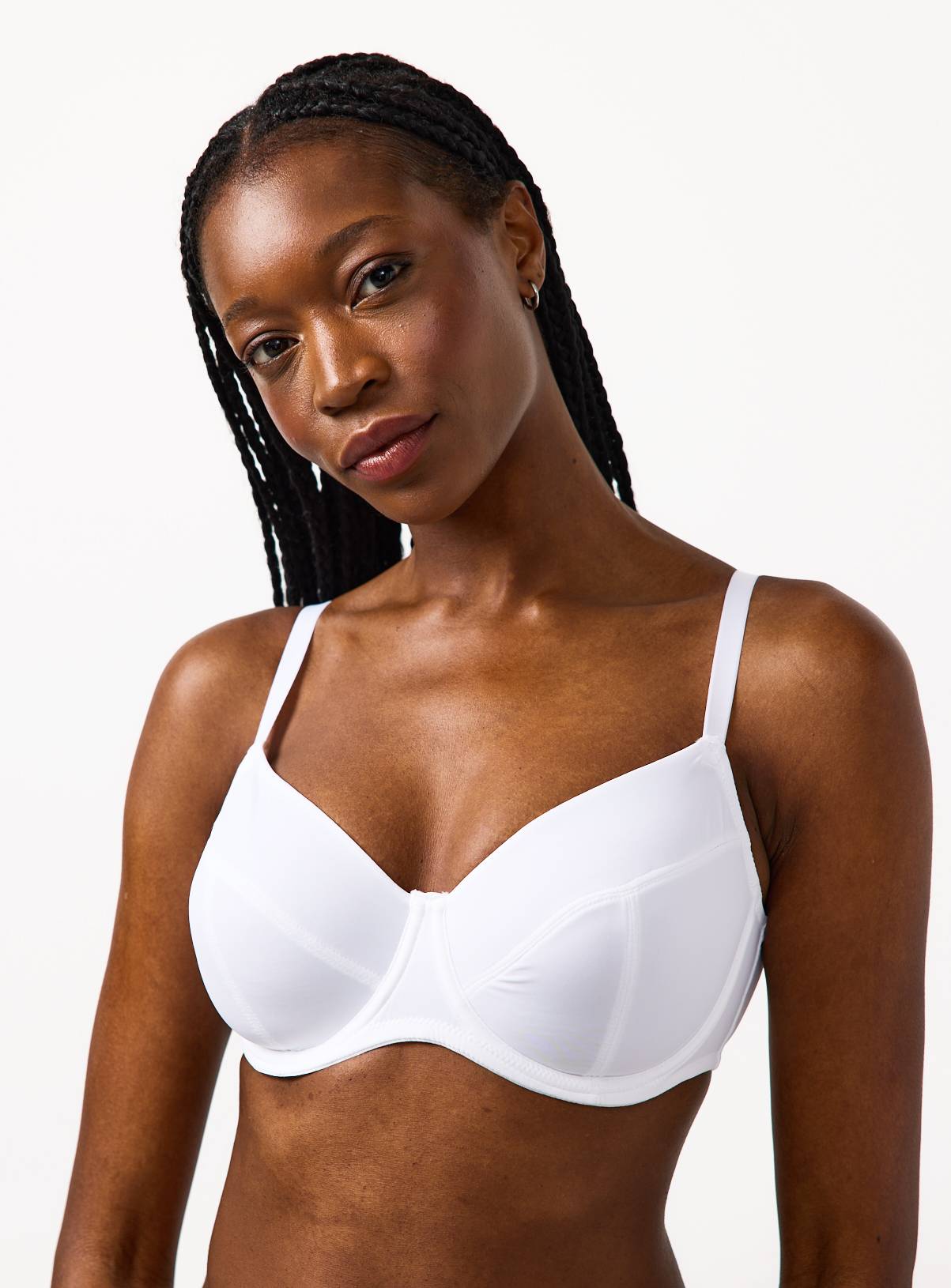 DD+ Plain Full Cup Underwired Bra 3 Pack 42GG - Image 2